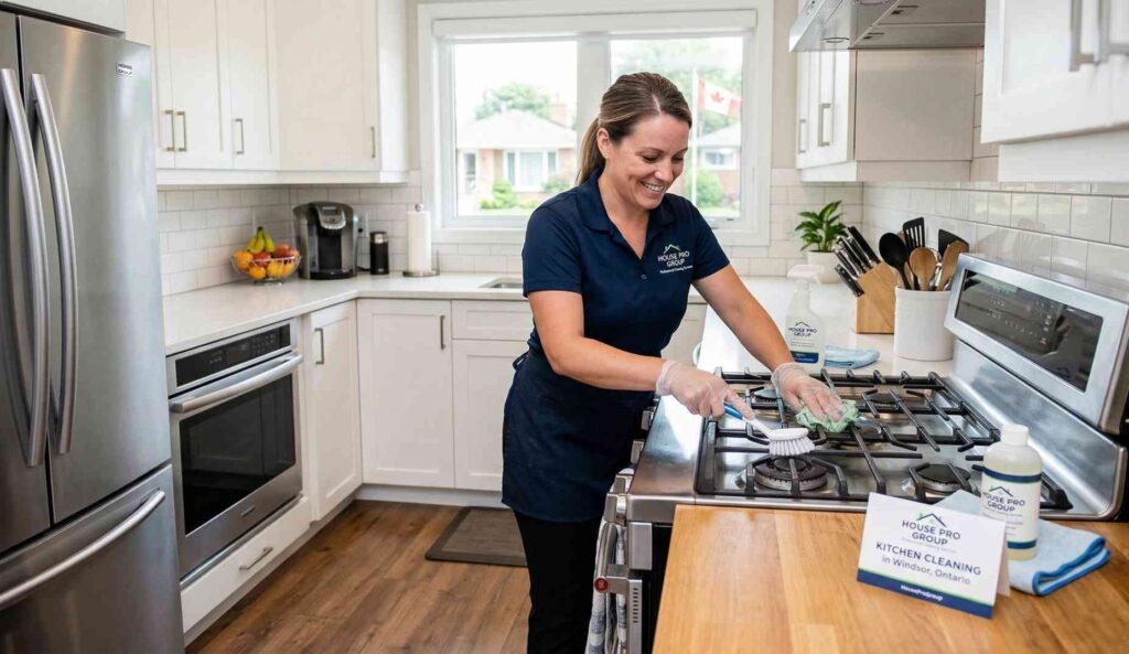 kitchen cleaning in Windsor, Ontario